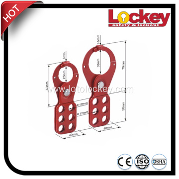 Economic Lockout Hasp with lock size 25/38mm